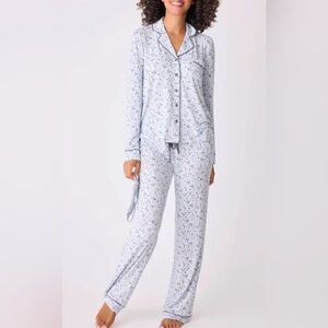 PJ Salvage Wild Dreams Modal Floral Leopard PJ Set